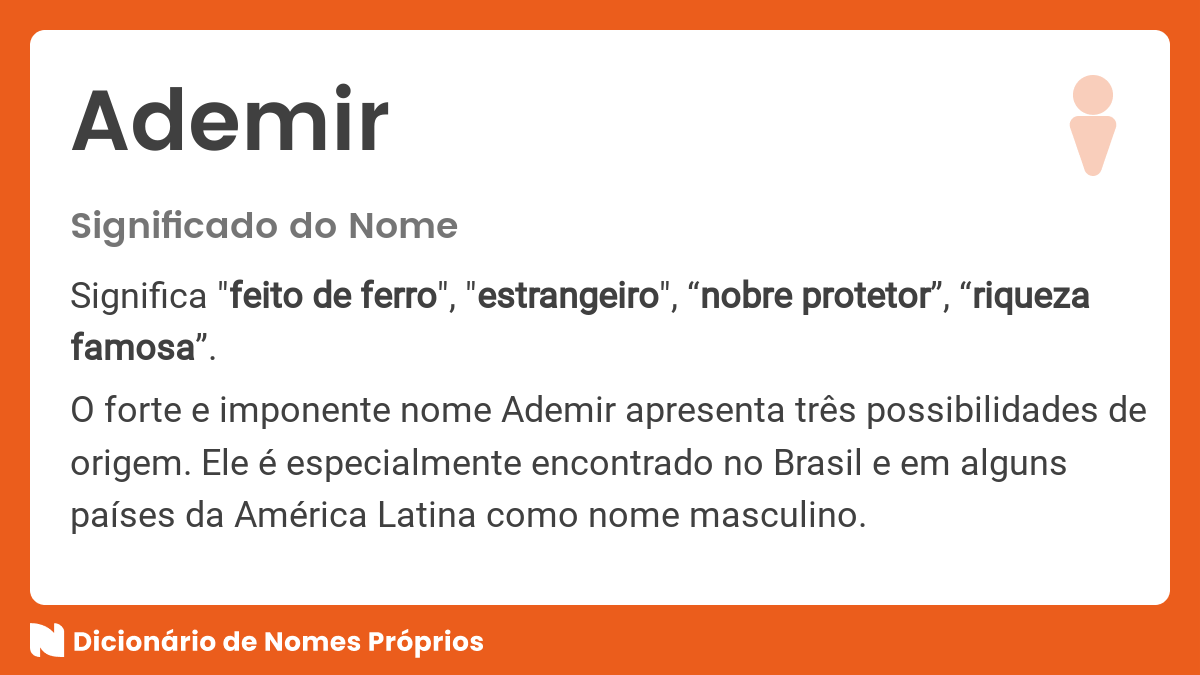 Significado Do Nome Ademir Origem Numerologia Nomes Que Combinam SexiezPix Web Porn