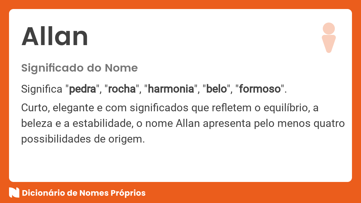 Qual é o significado do nome Allan?