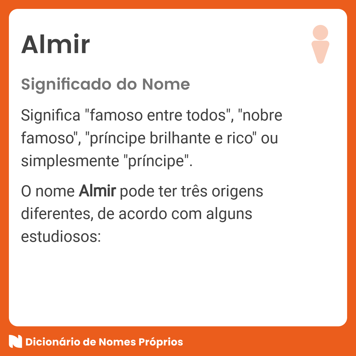 O que significa Almir em árabe?