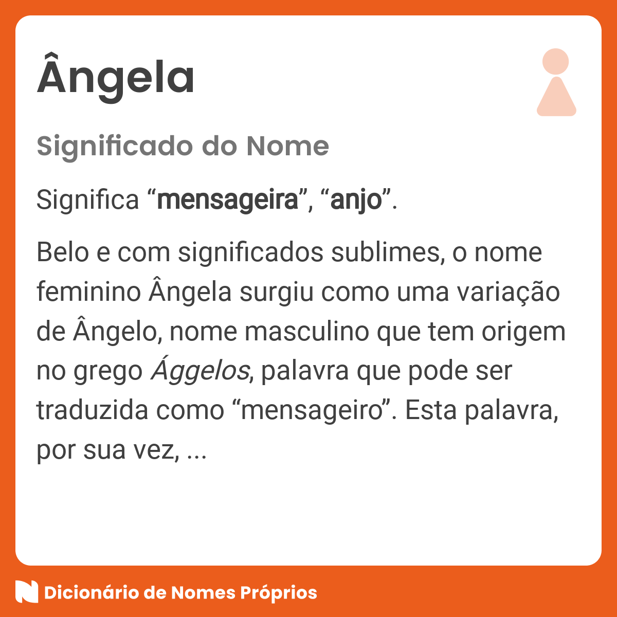 Significado dos nomes