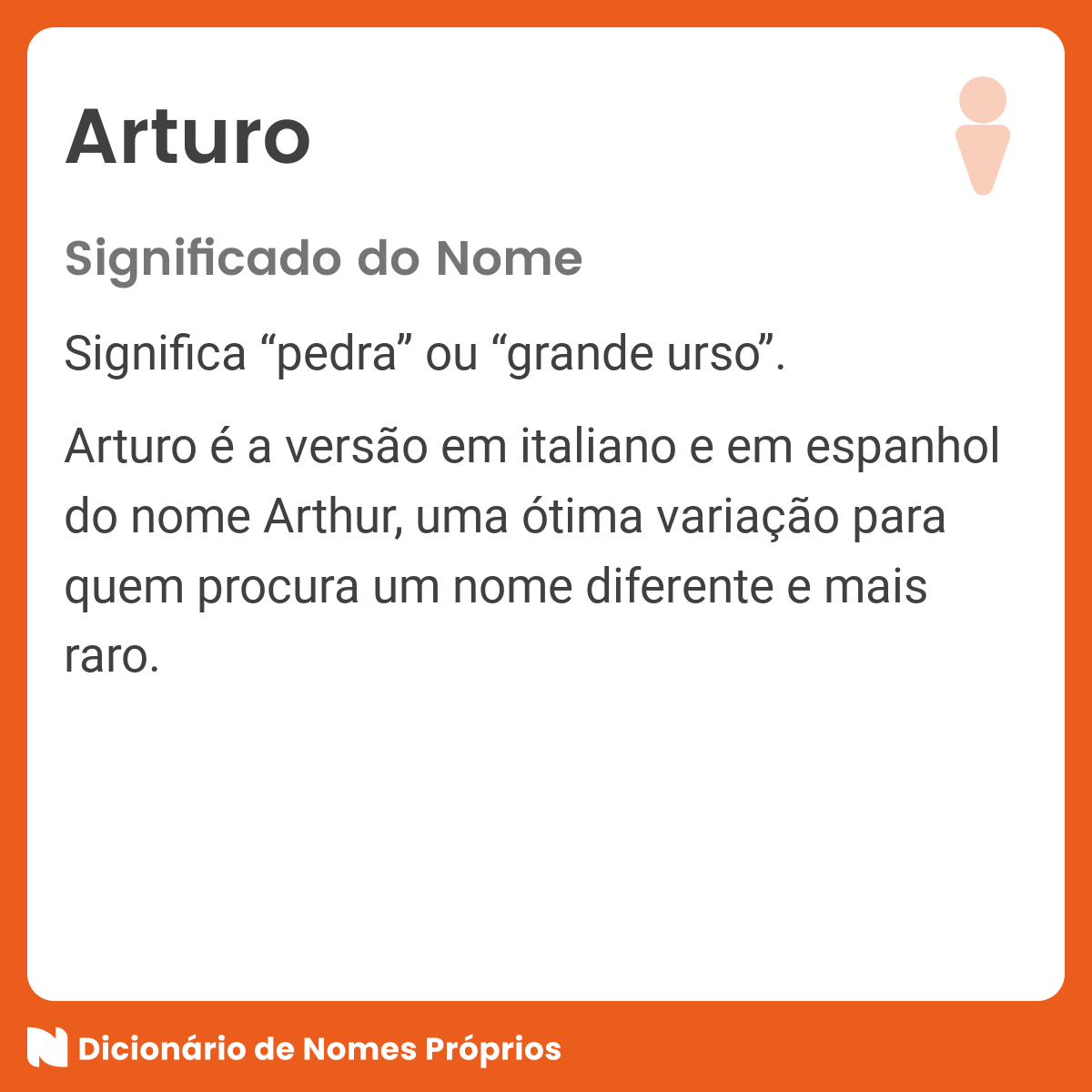 👪 → Qual o significado do nome Arthuro?