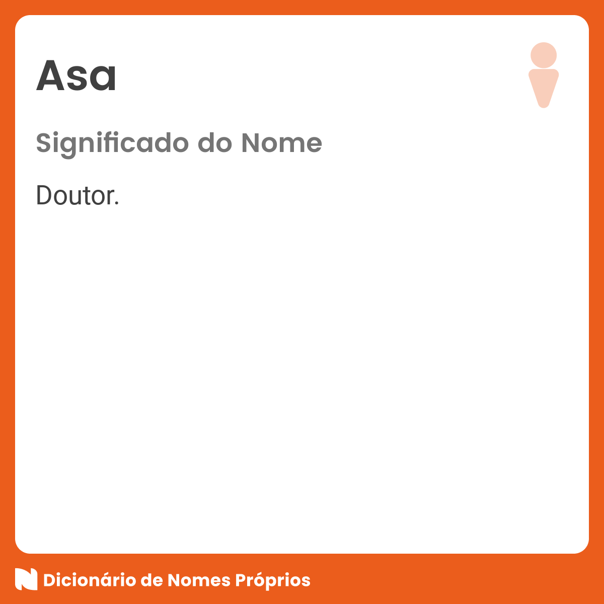 Significado do nome Asafe - Dicionário de Nomes Próprios