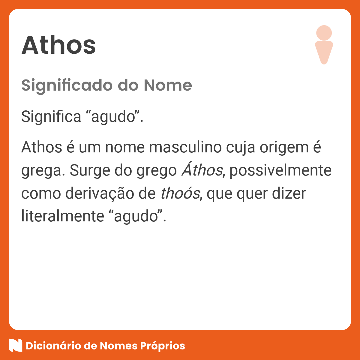 Qual verdadeiro nome do Athos?