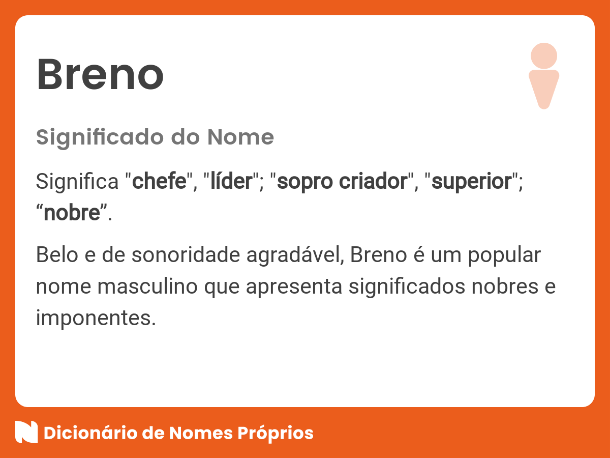 Significado do nome Breno