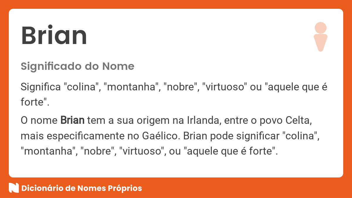 Significado Do Nome Bryan Na B Blia Edulearn