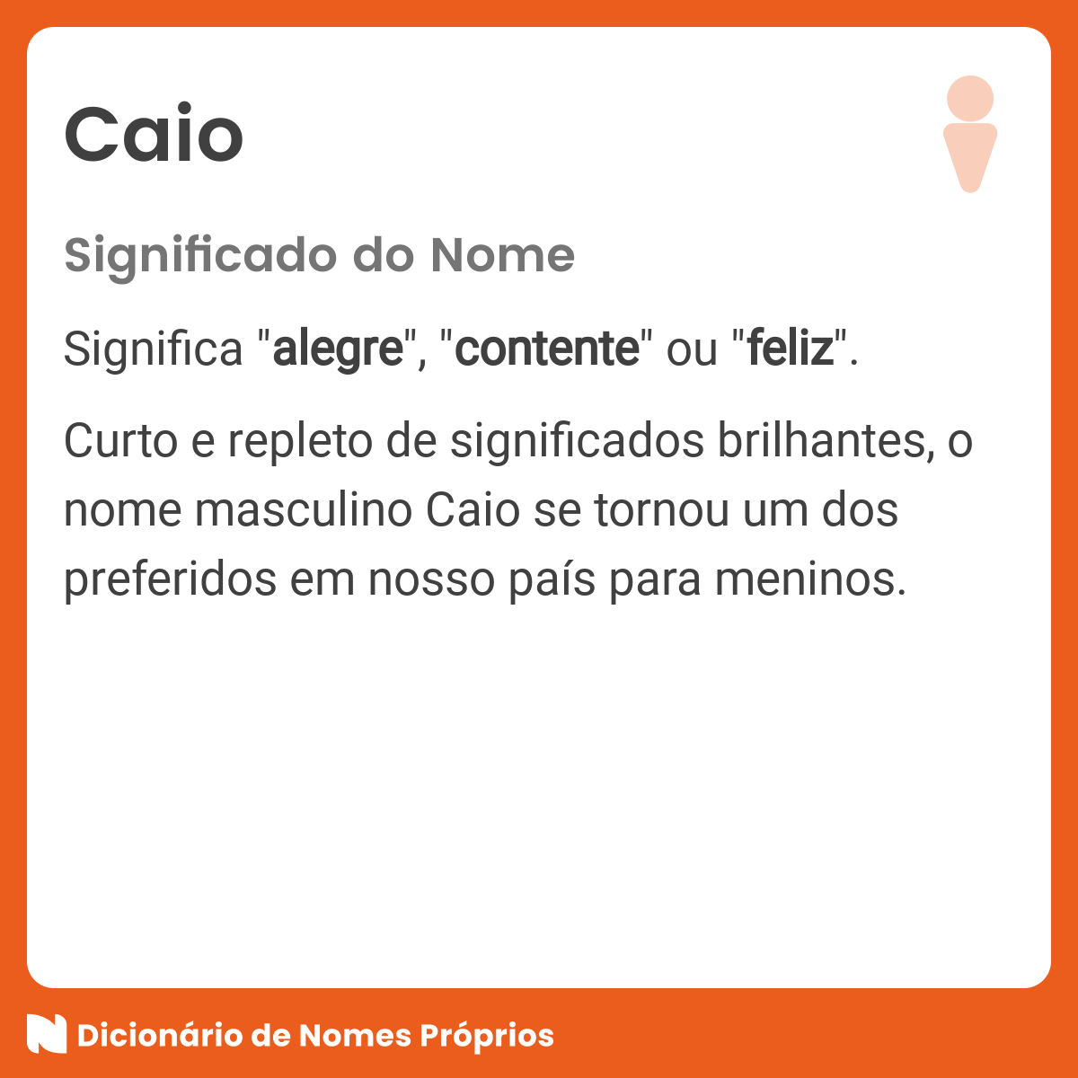 Significado do nome Caim - Dicionário de Nomes Próprios