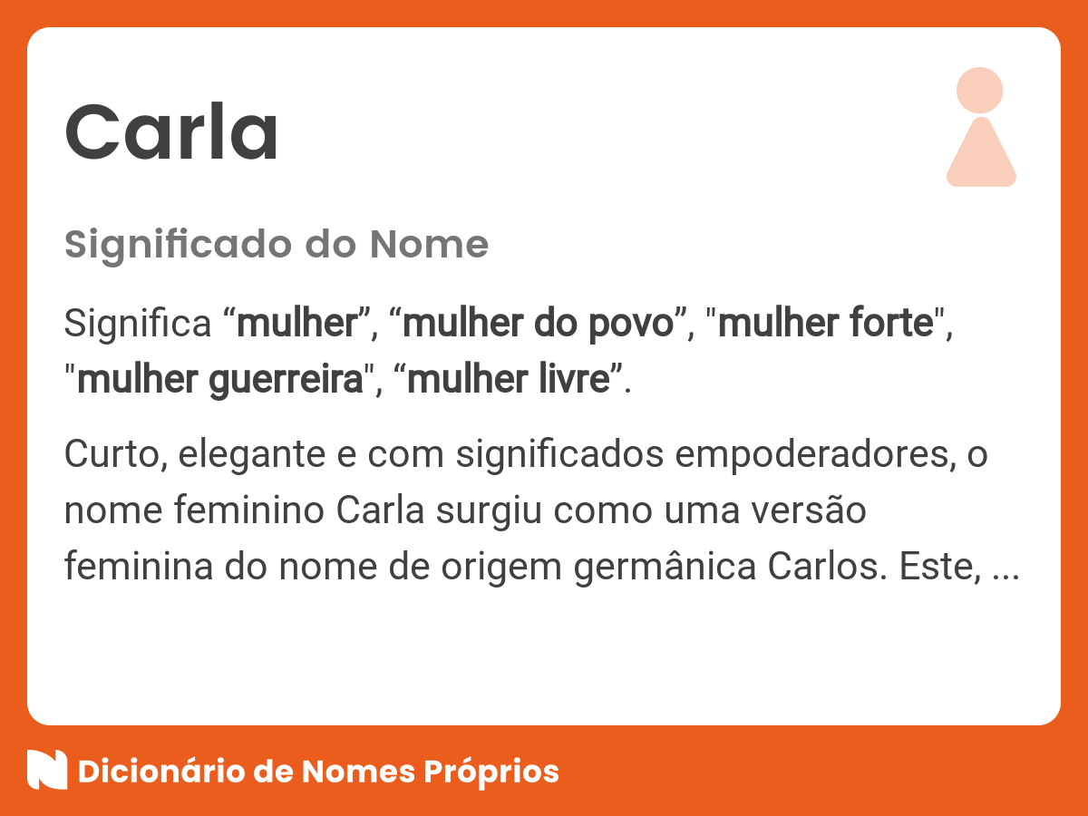 Qué Significa Carla En La Biblia