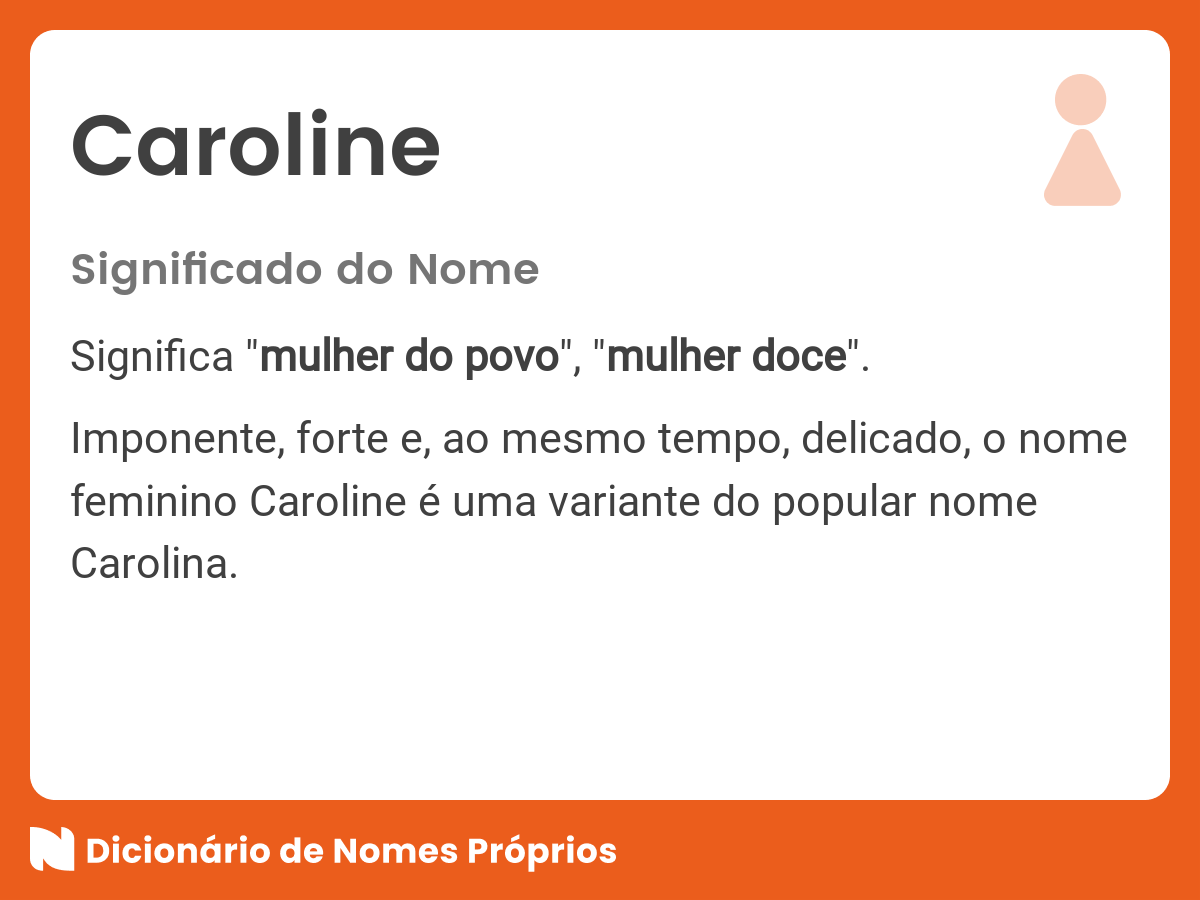 Significado do nome Caroline