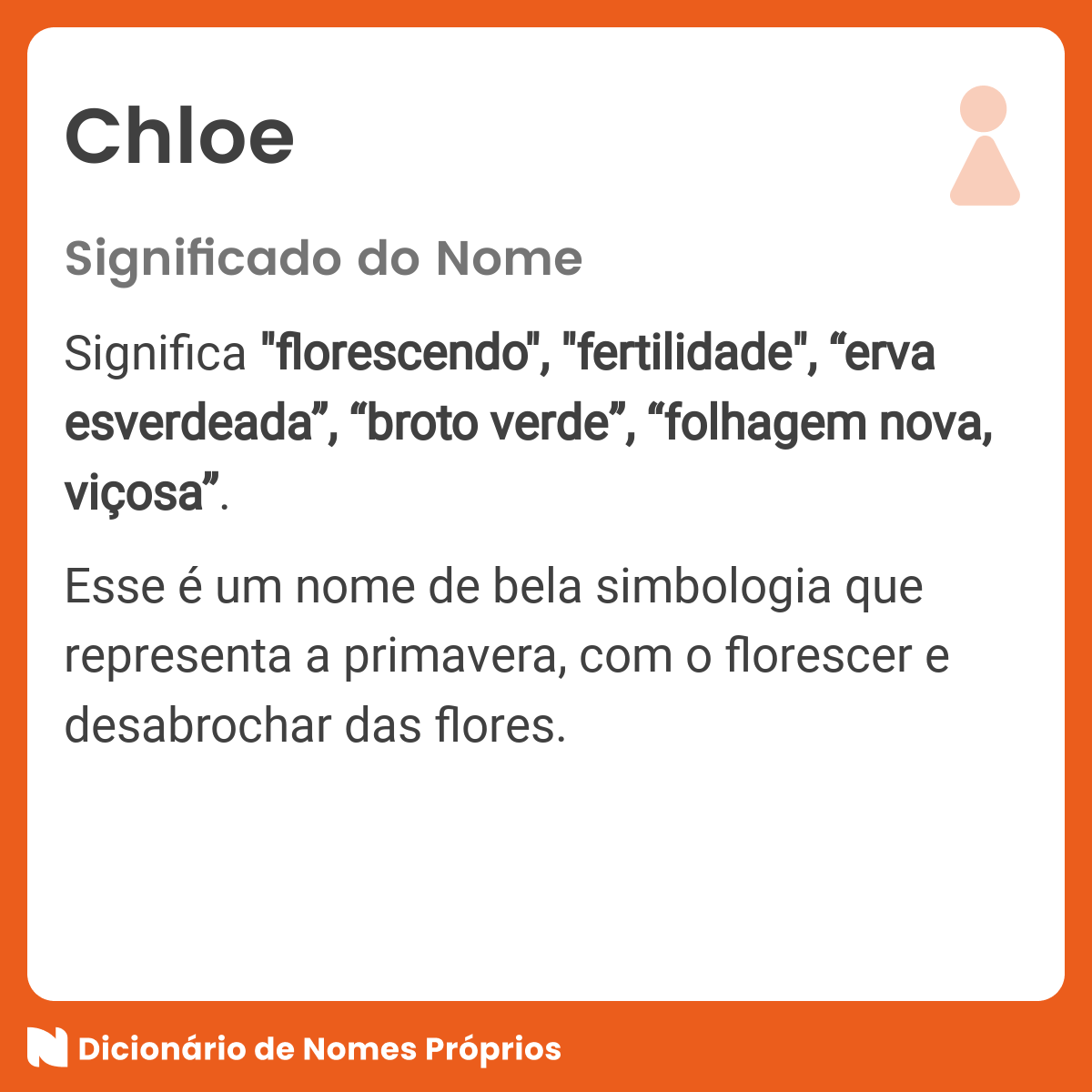 1 Significado Dos Nomes