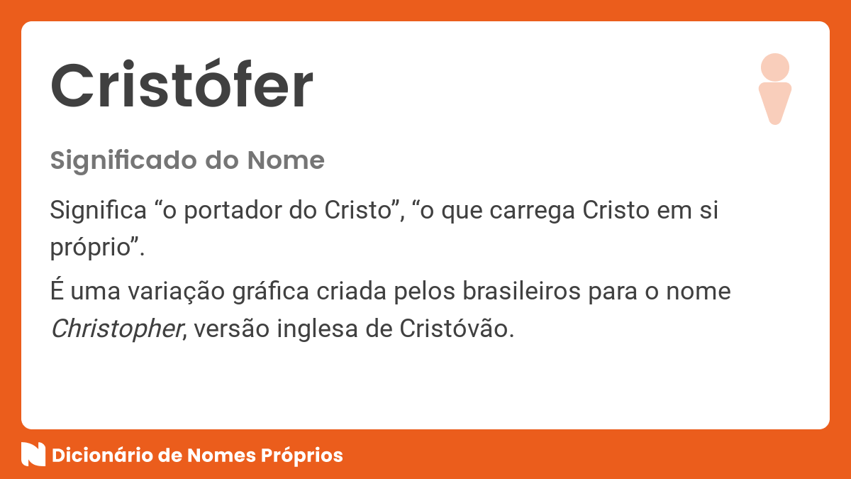 O QUE SIGNIFICA CRISTOFER visual data 8