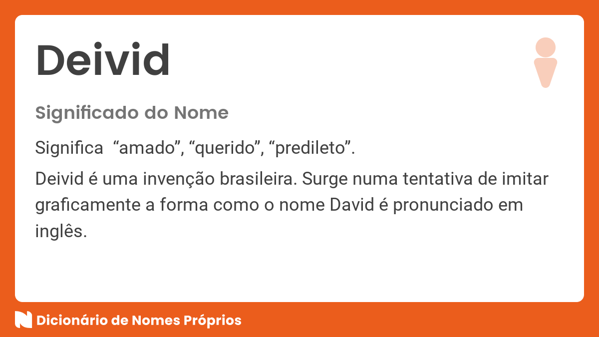 Como você escreve o nome David em espanhol?