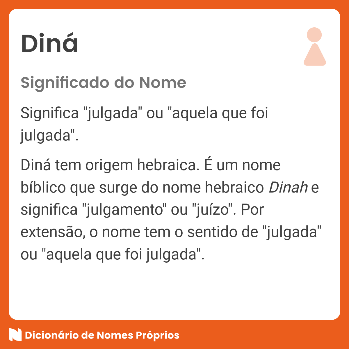 1 Significado Dos Nomes