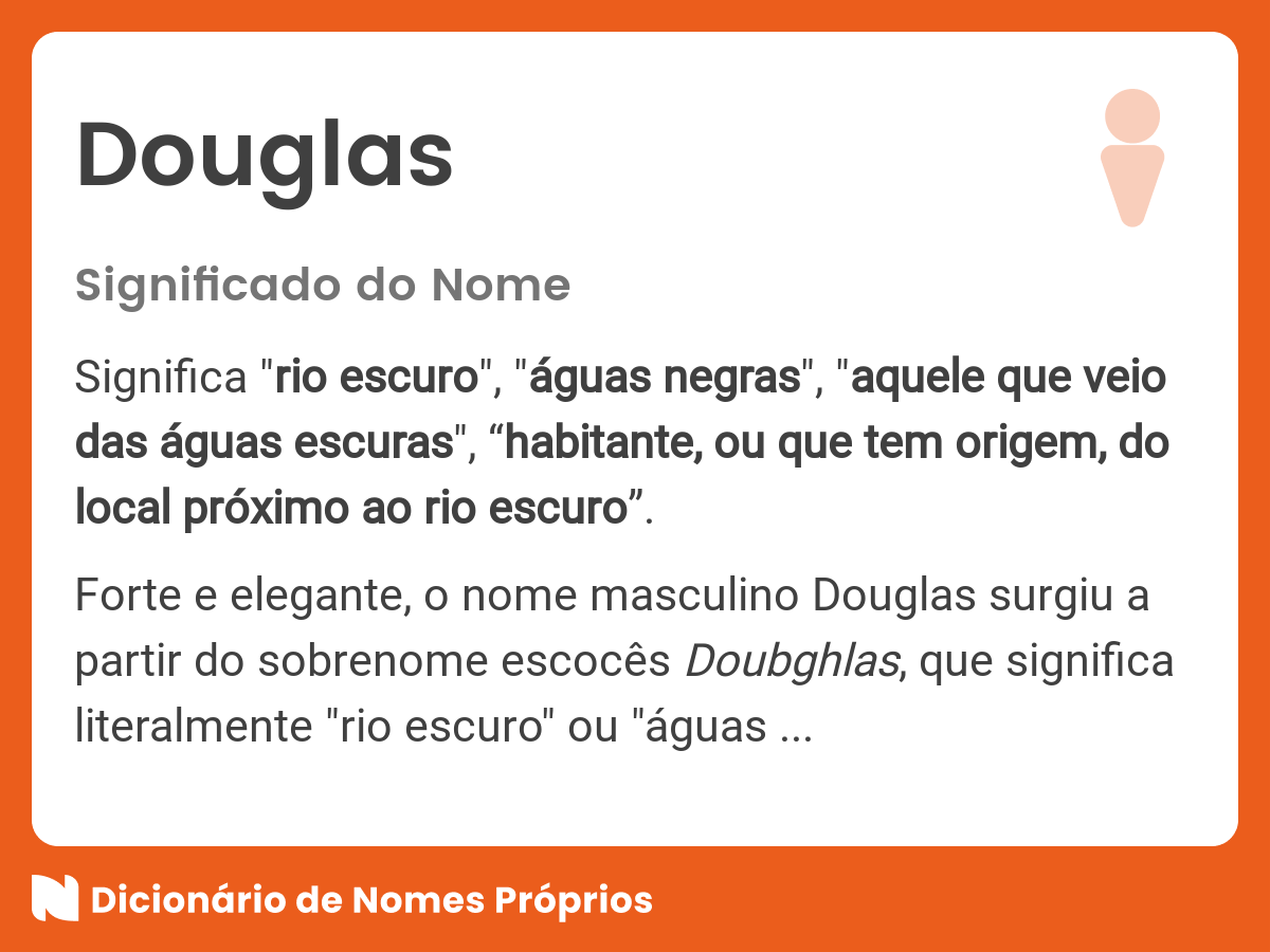 Significado do nome Douglas