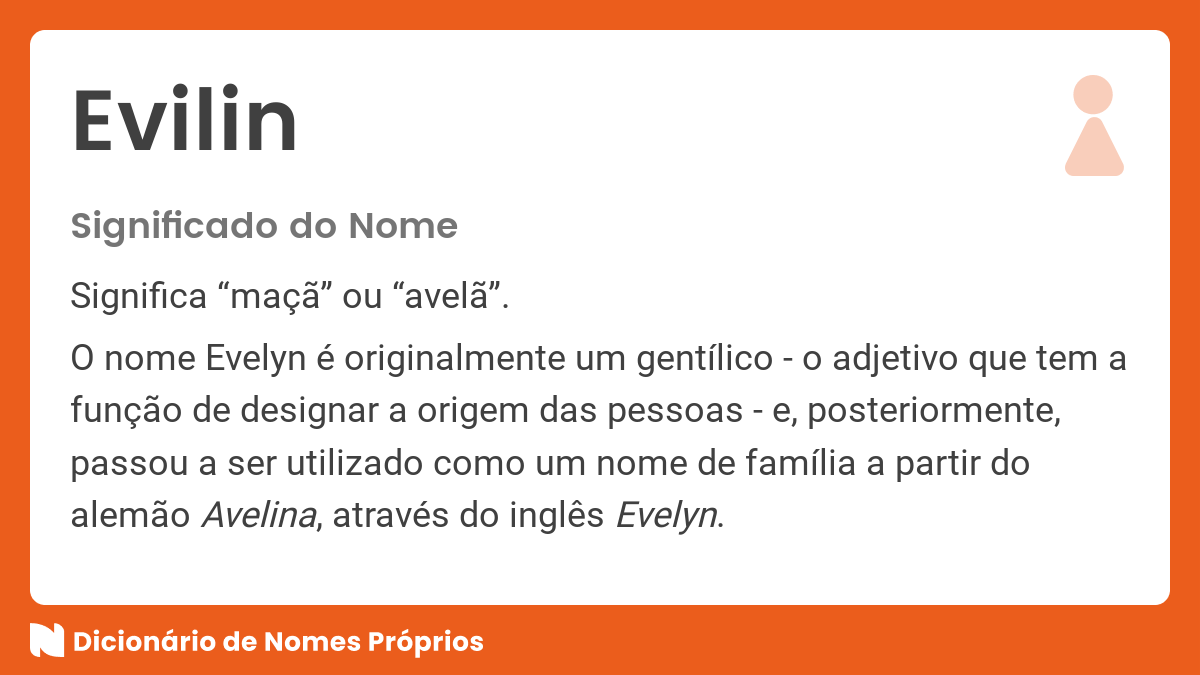 Significado do nome Evelyn - Dicionário de Nomes Próprios