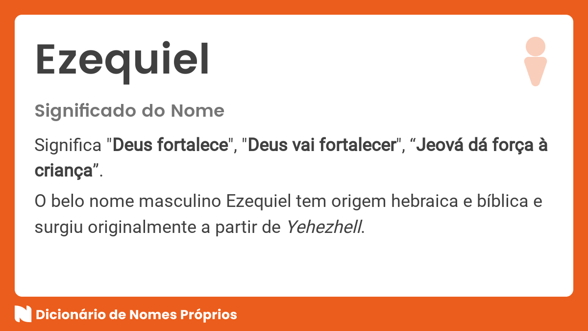 Significado do nome Ezra - Dicionário de Nomes Próprios