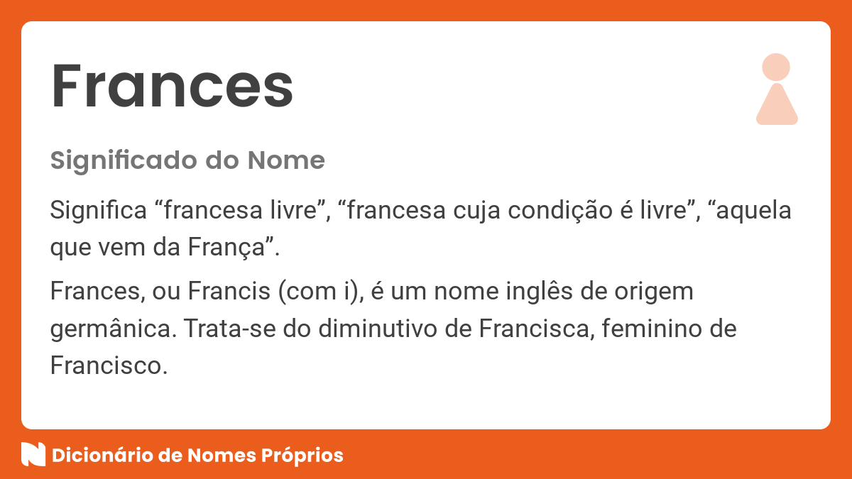 Nomes Franceses - Dicionário de Nomes Próprios