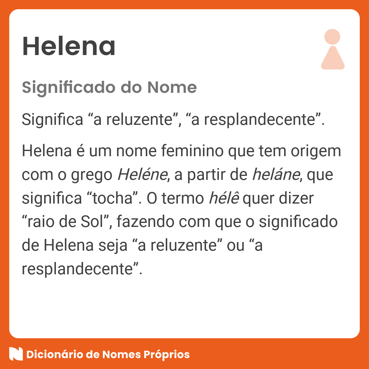 Significado dos Nomes