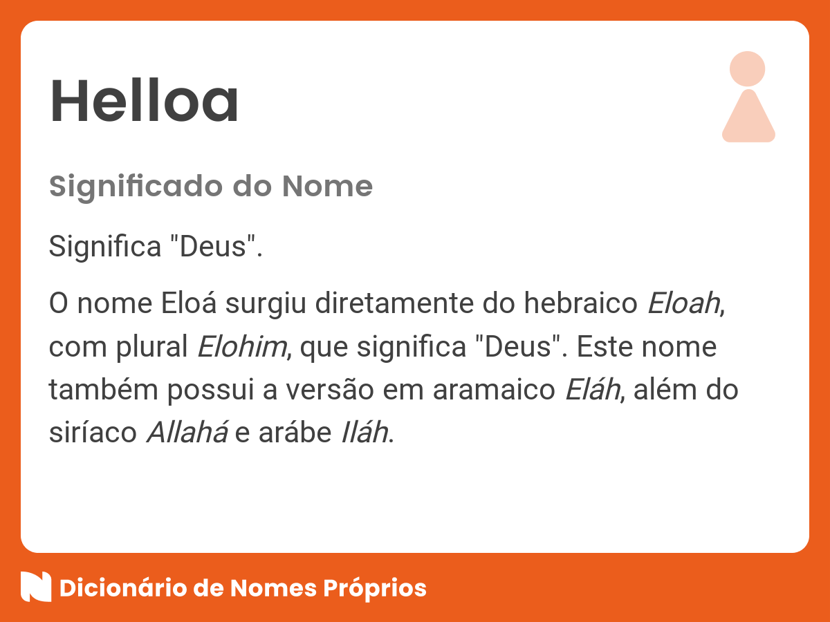 Significado do nome Elohim