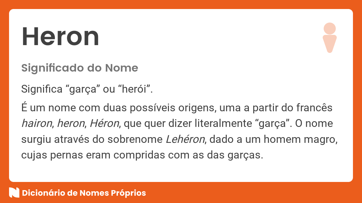 Significado do Nome Dos Heróis