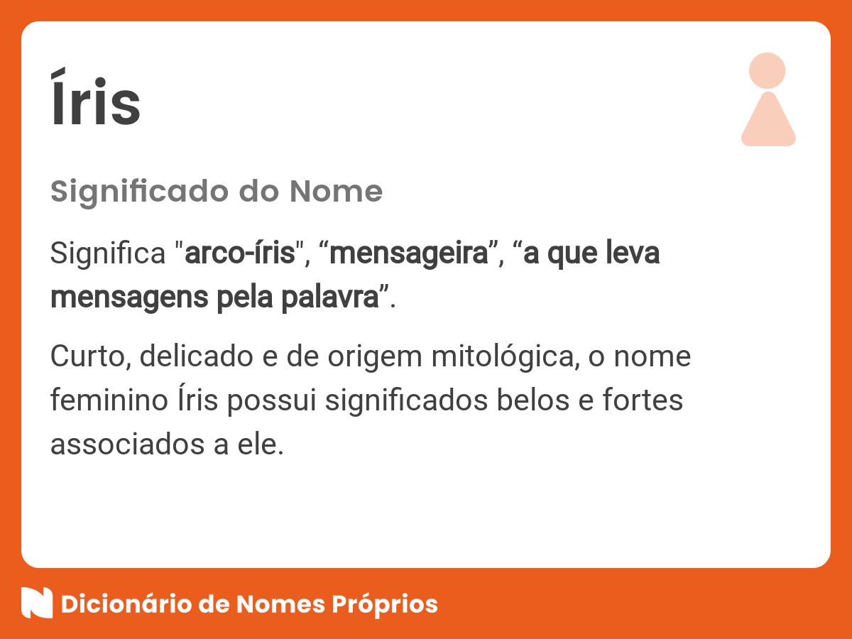Significado do nome Íris