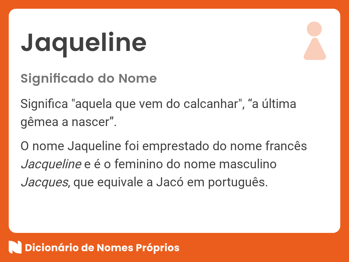 Meu Nome E Jaqueline Tenho Doze Original