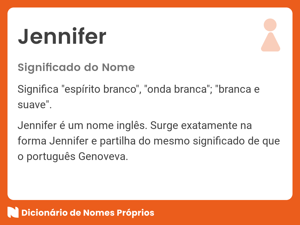 Significado Do Nome Jennifer