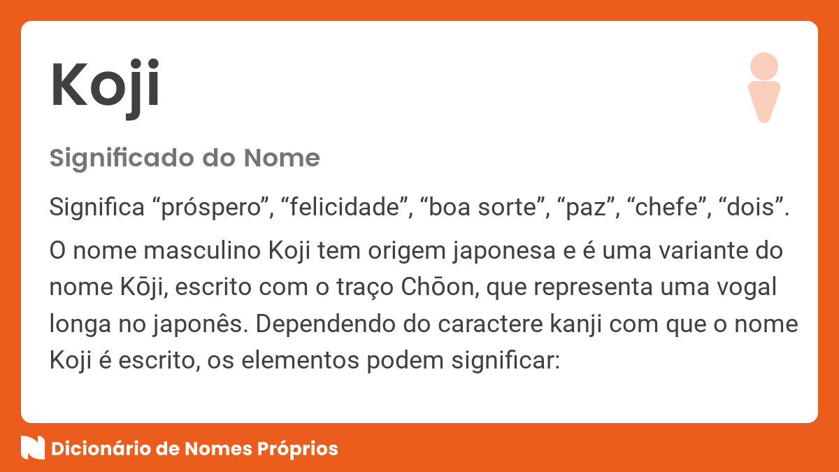 👪 → Qual o significado do nome Shogi?