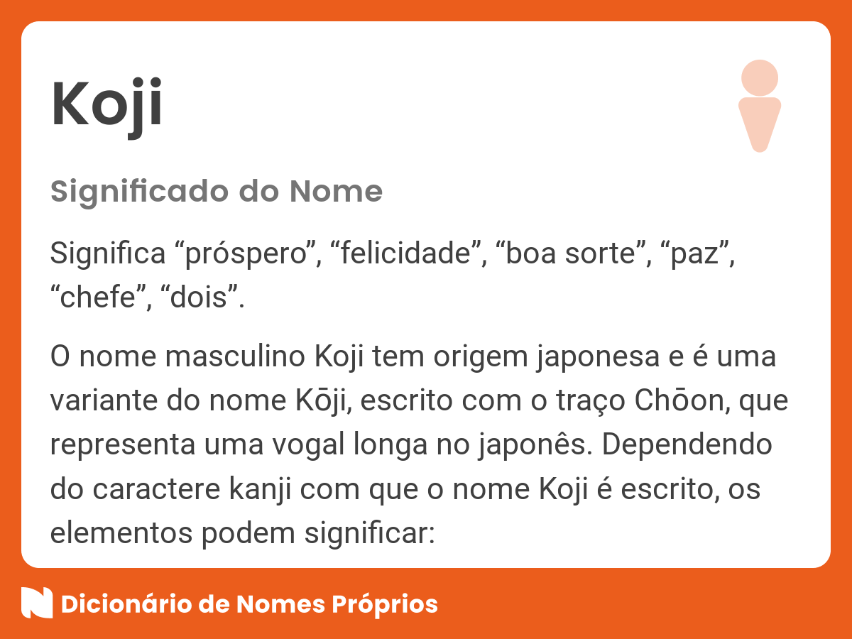 👪 → Qual o significado do nome Shogi?