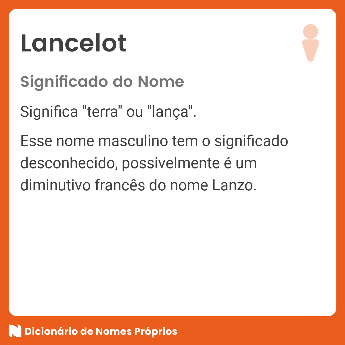 👪 → Qual o significado do nome Lance?