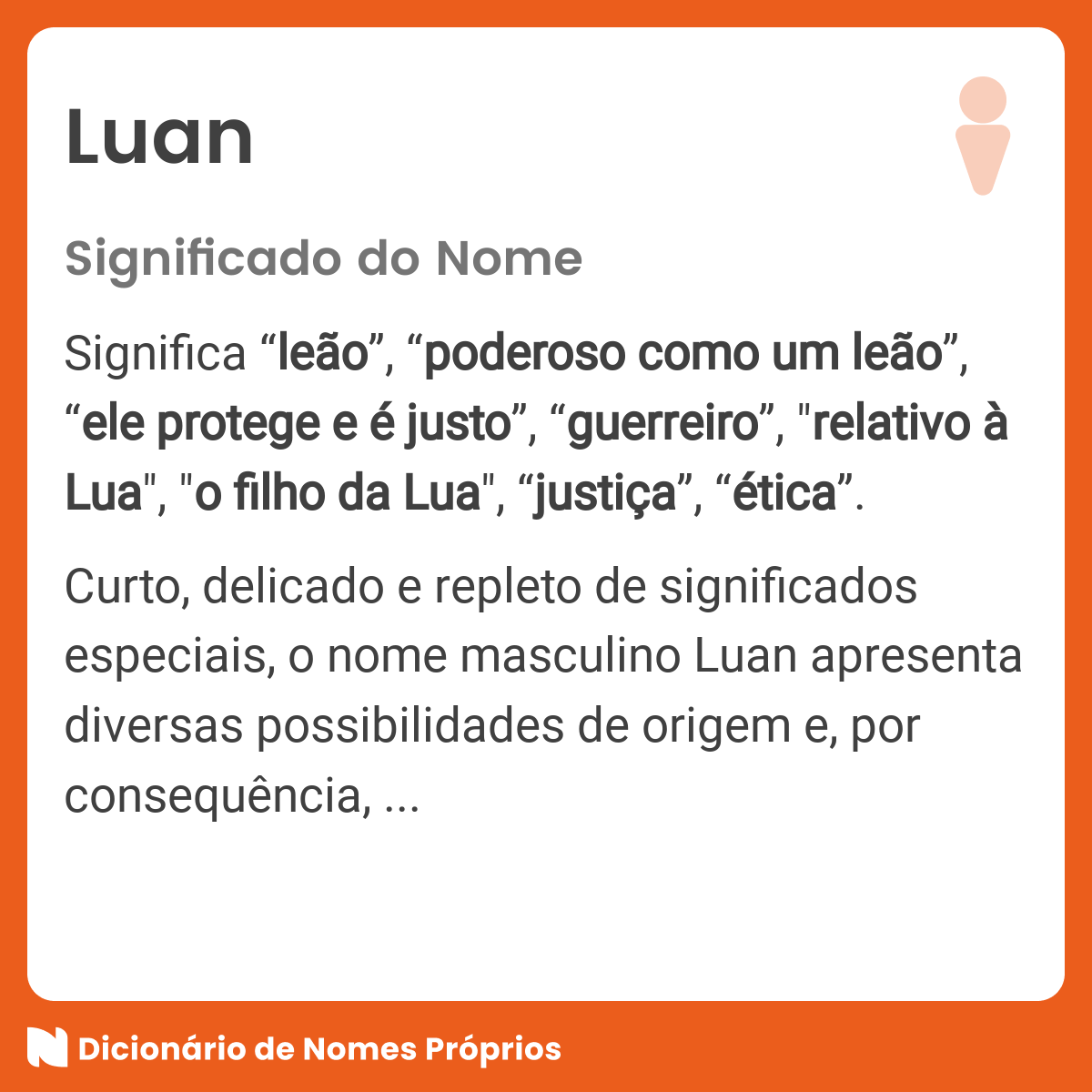 O que Luan significa em português?