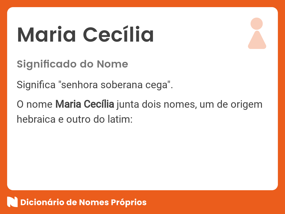 Maria Cecília