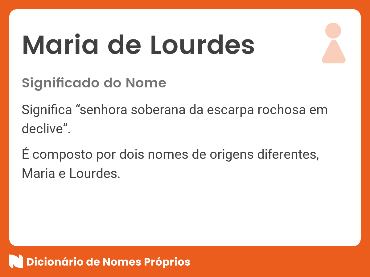 Maria de Lourdes