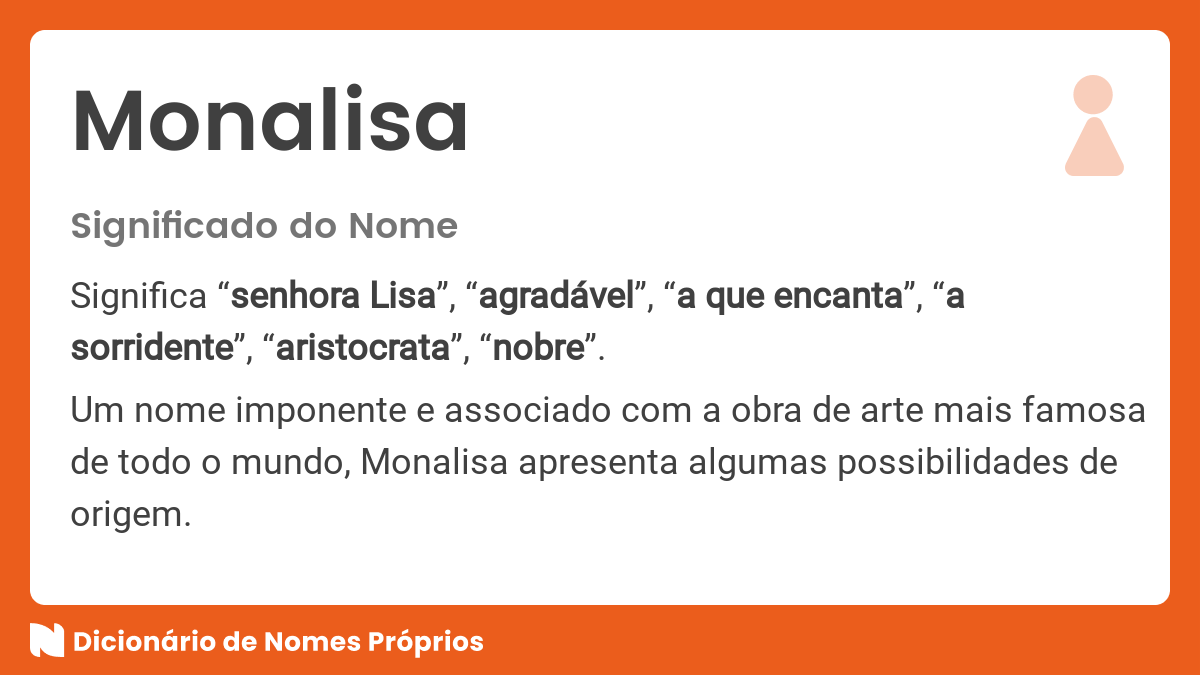 Significado do nome Monalize