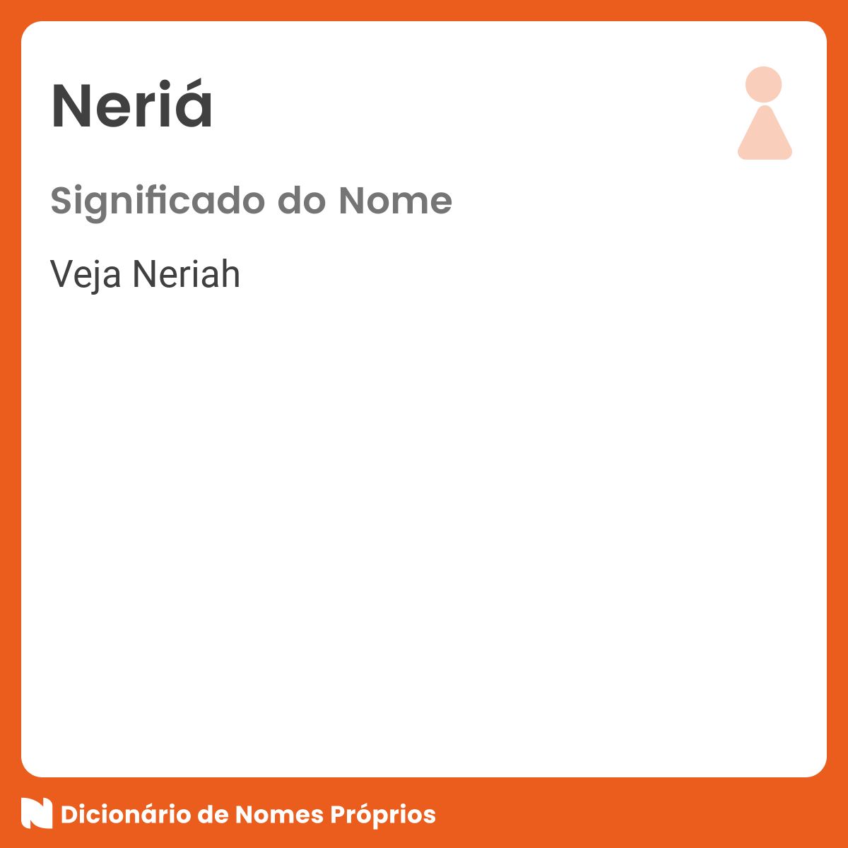 1 Significado Dos Nomes