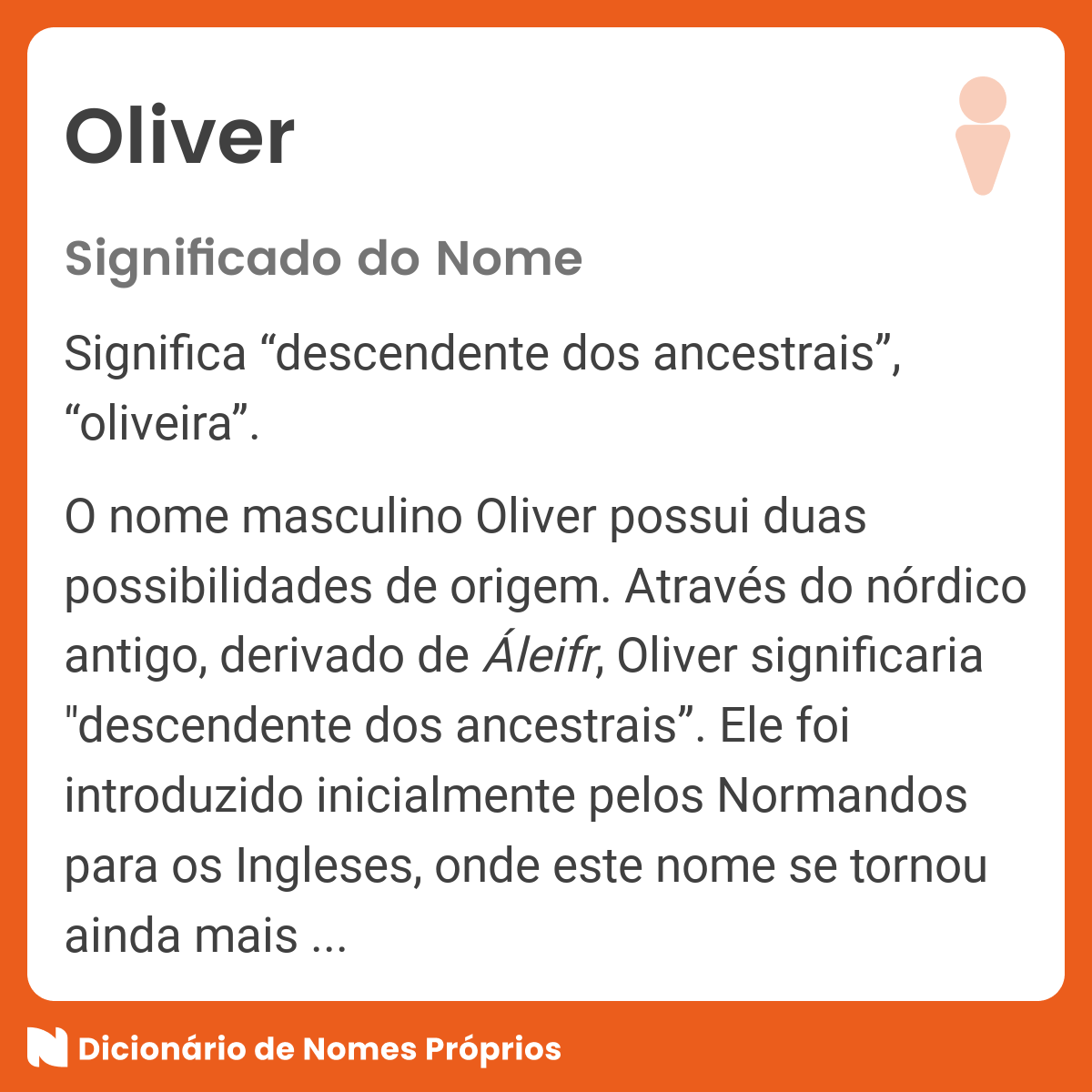 Significado de Oliver » !Orígen, Santoral y Etimología!