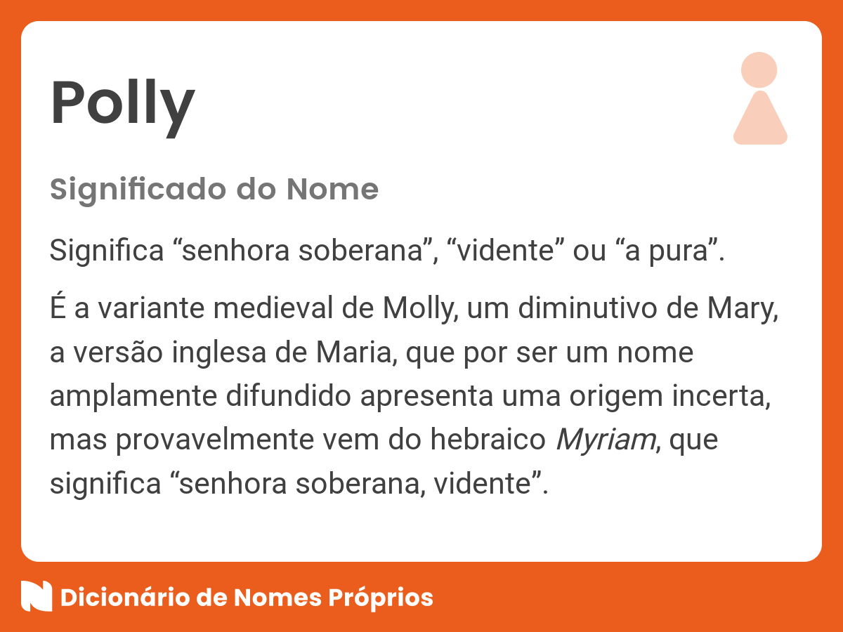 o que significa hello, polly em português 