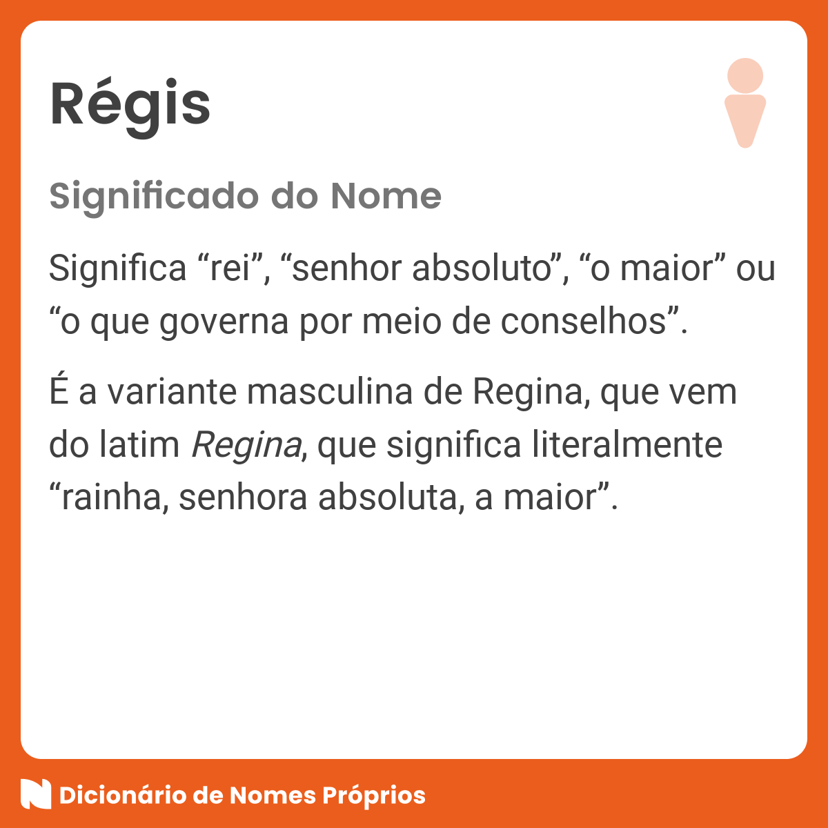 Von Regium - Quando falamos em um verdadeiro significado