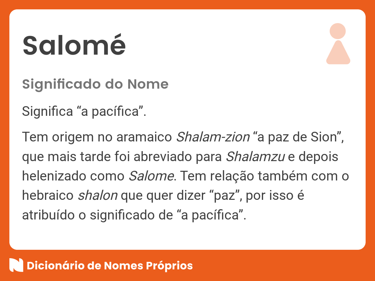 Que Significa El Nombre Salom Cuisinewoman