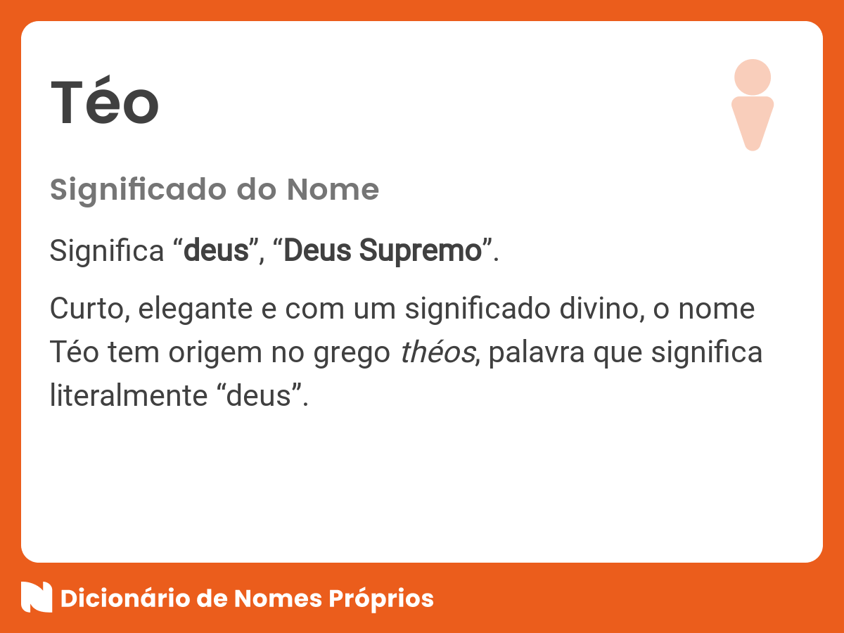 Significado do nome Téo