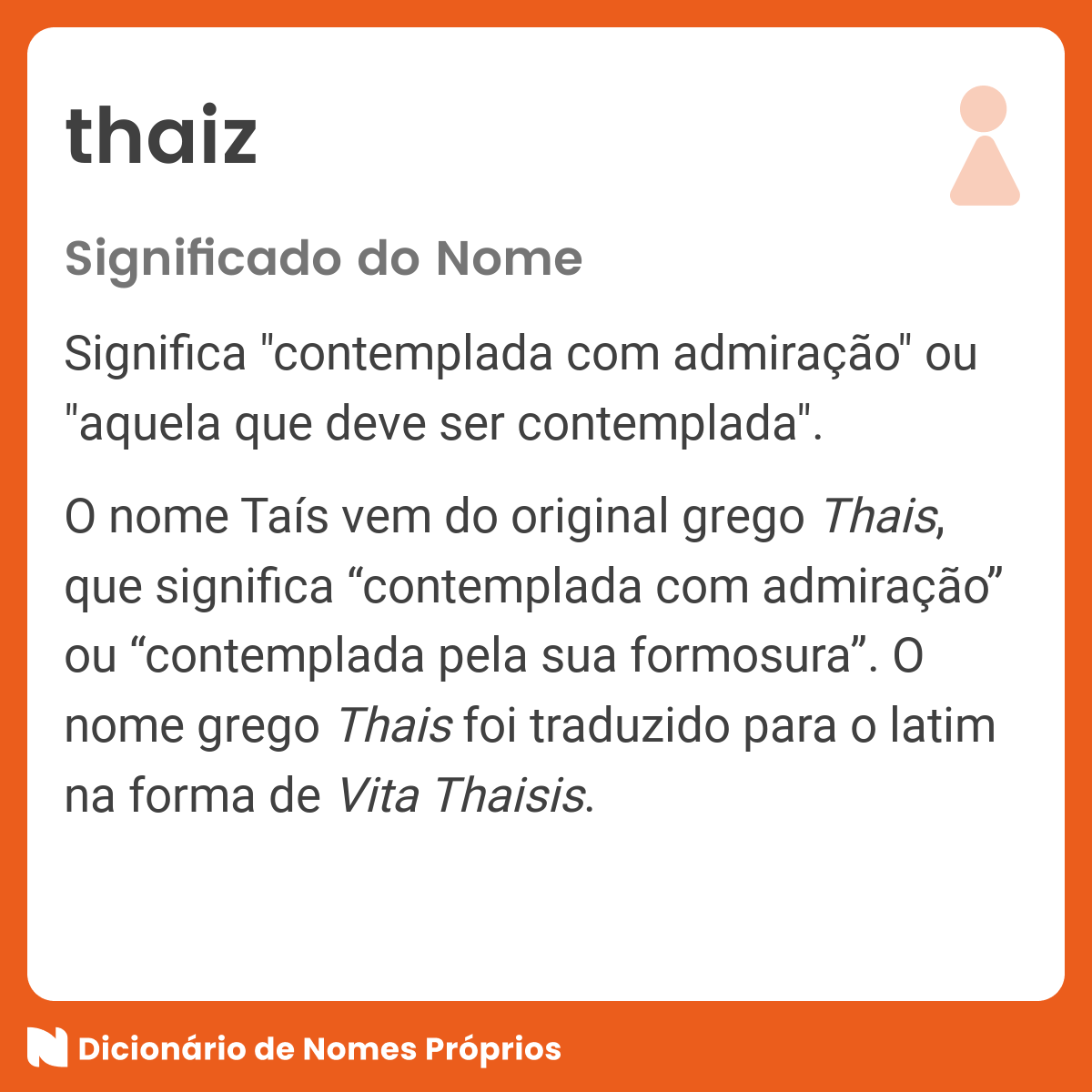 thaïs  Tradução de thaïs no Dicionário Infopédia de Francês - Português