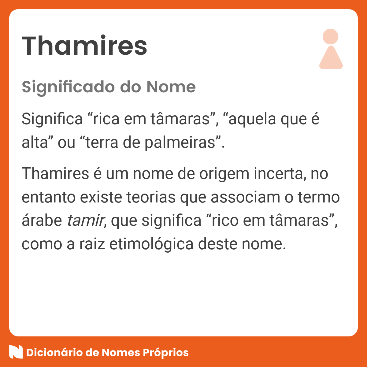 Significado do nome Thamilles