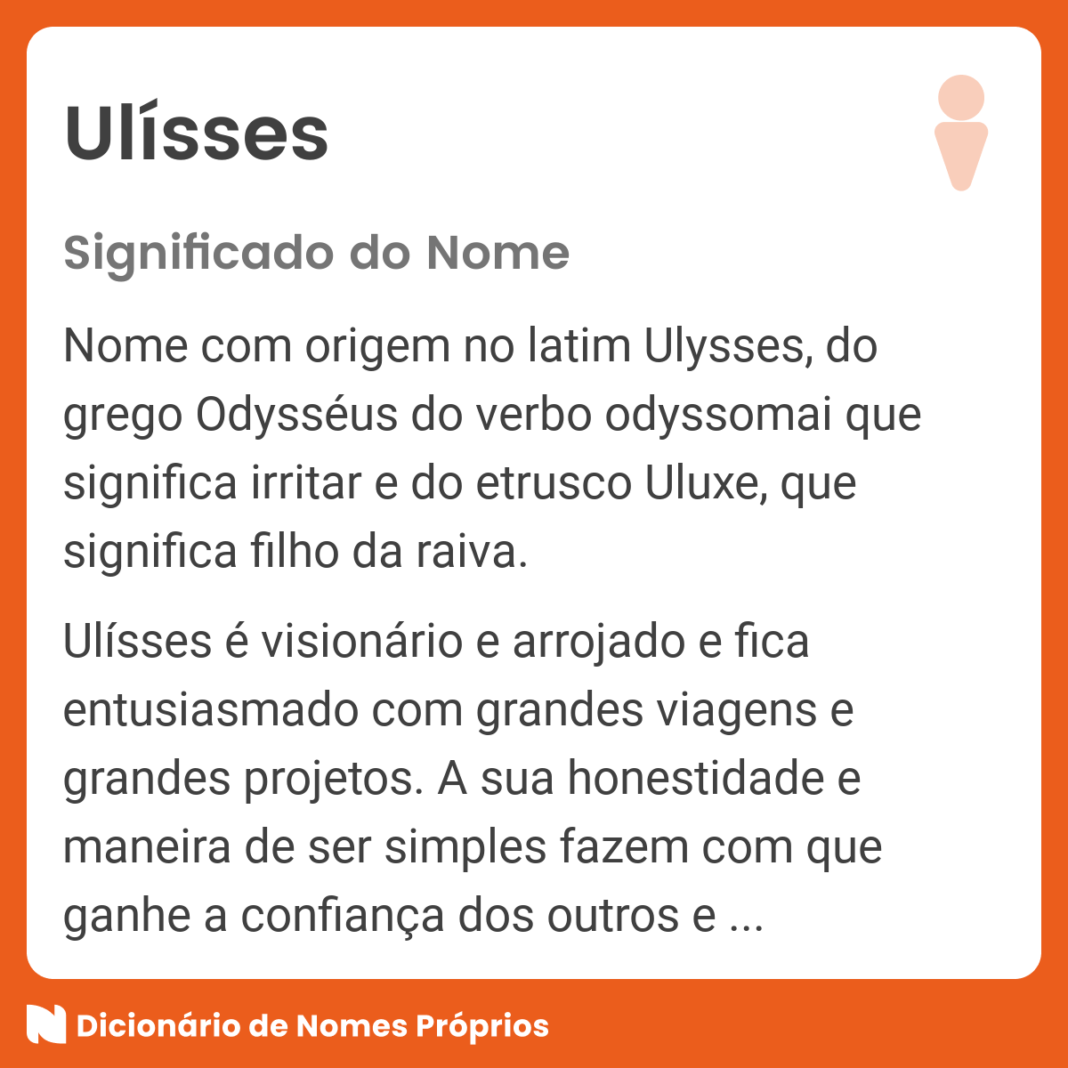 Significado dos Nomes