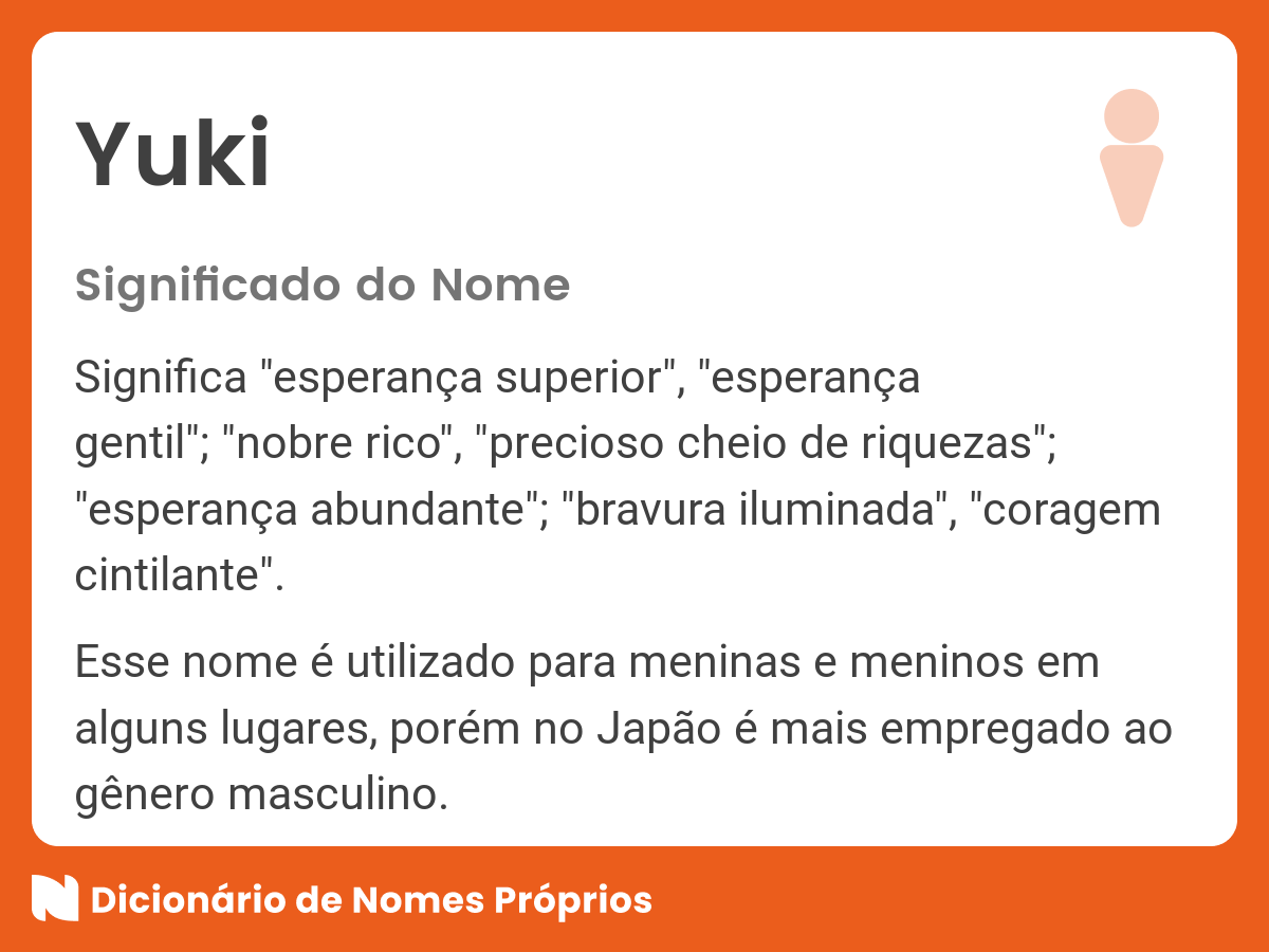 A significância dos nomes japoneses