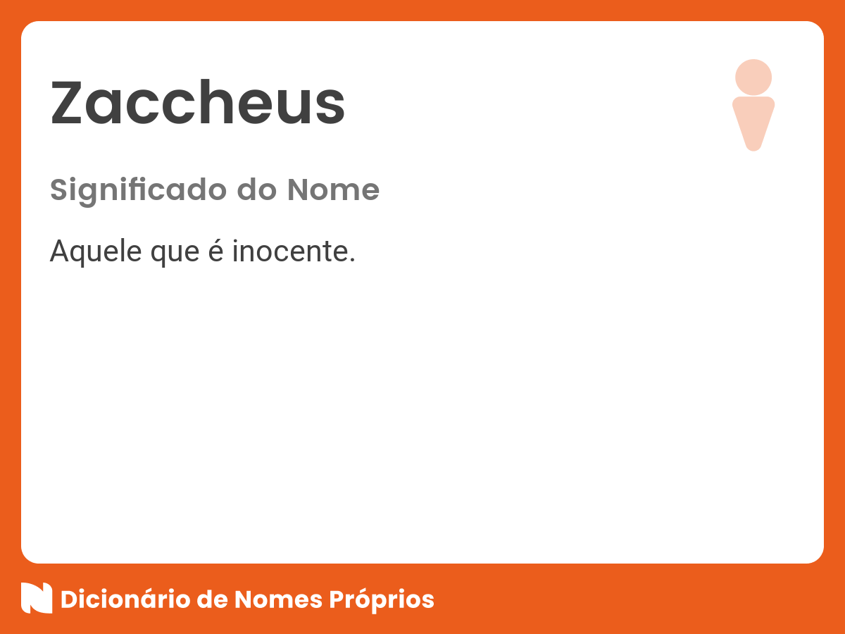 Zaccheus