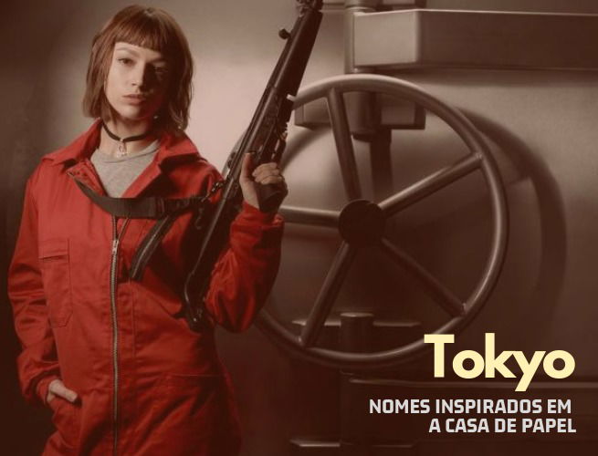 Nomes inspirados na série A Casa de Papel