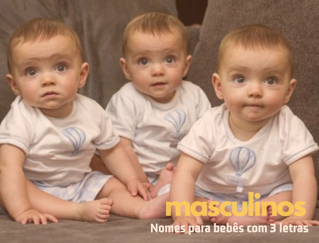 meninos 3 letras
