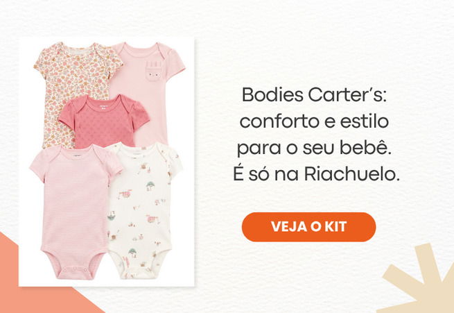 template com imagem de kit de bodies para meninas