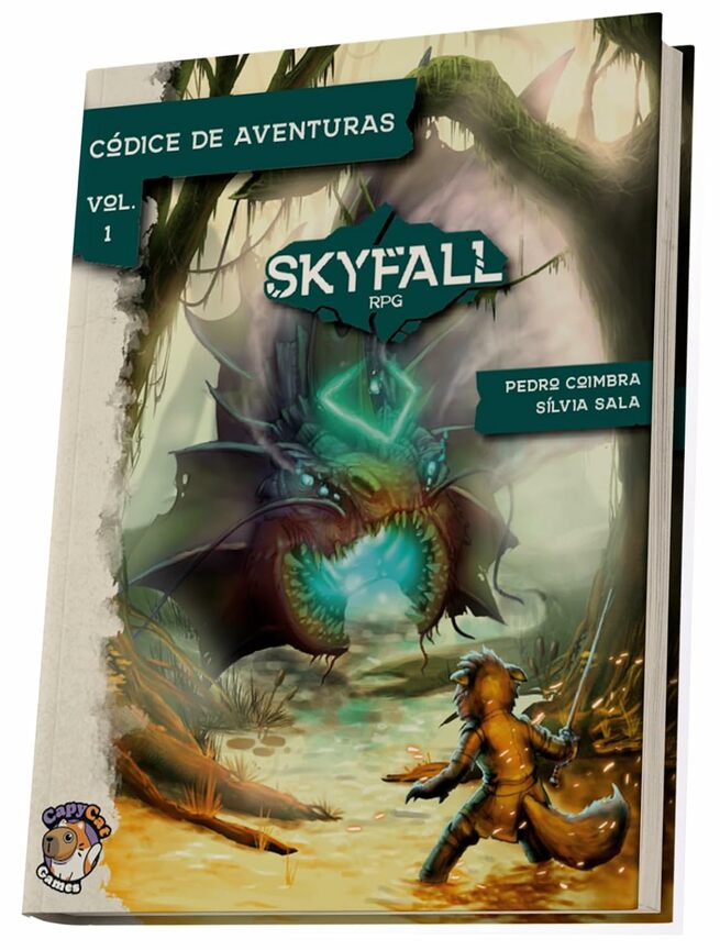 capa do livro de rpg skyfall