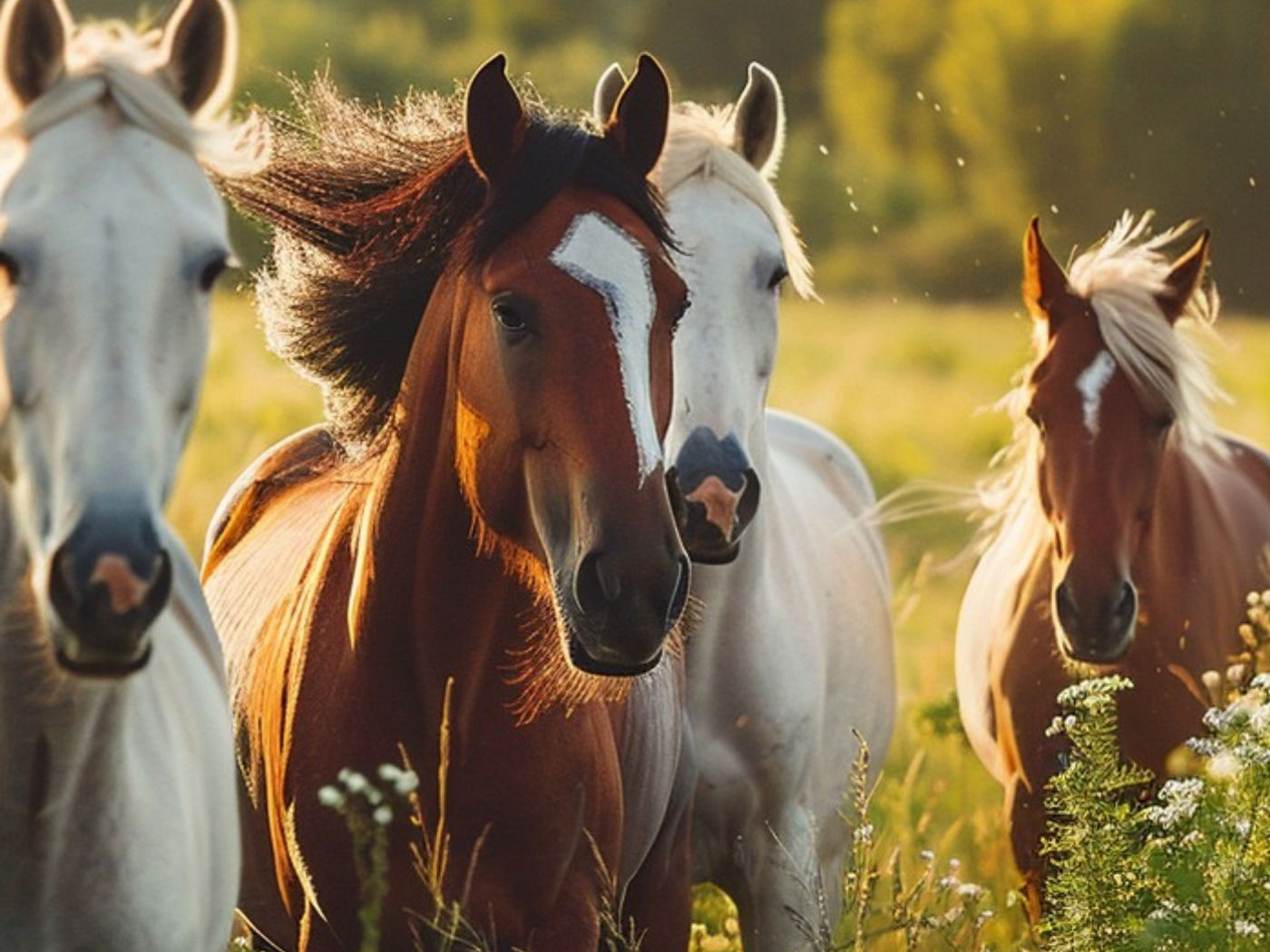 Cavalos fofinhos nunca são demais!