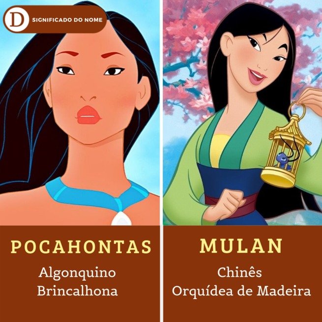 15 nomes de princesas da Disney e os seus significados